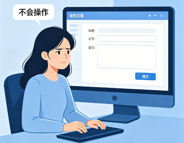 想把文章发网上却不会操作 想把文章发网上却不会操作